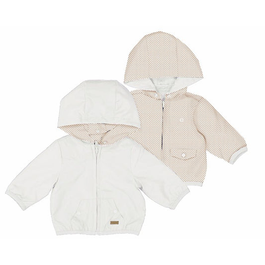 Mayoral Boys White/Beige Reversible Jacket SS25