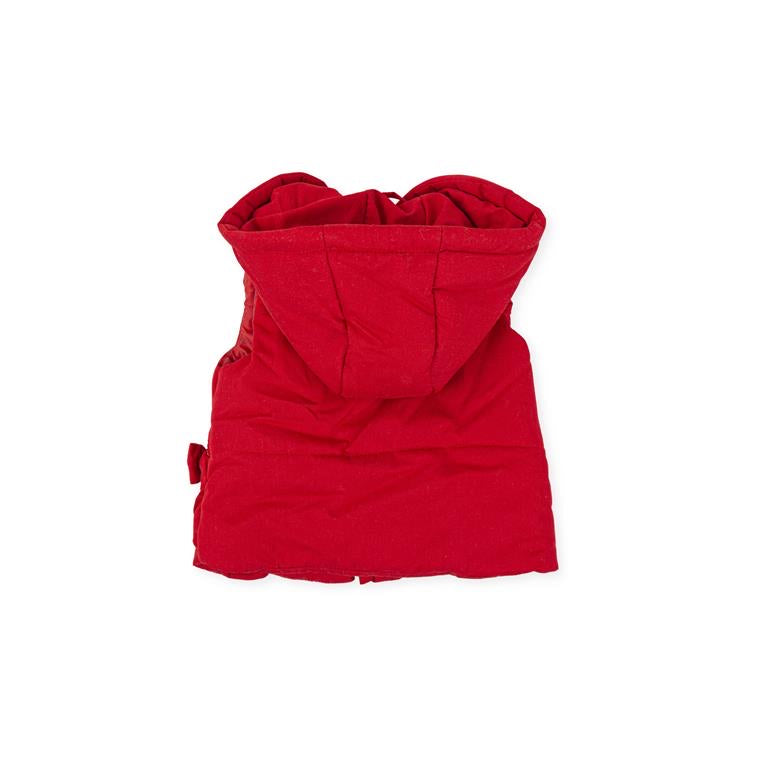 Tutto Piccolo Girls Red Gilet AW