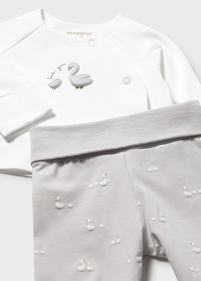 Mayoral Baby 3 Piece Love you Set With Hat SS26