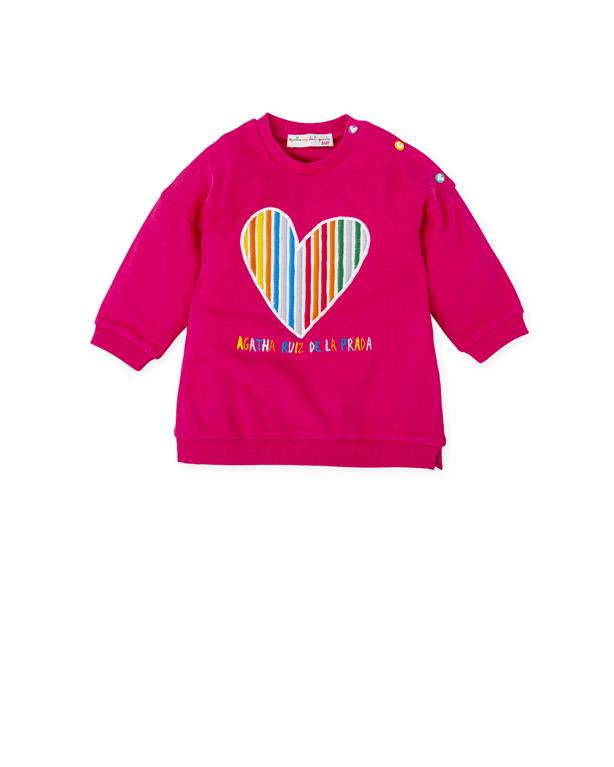 Agatha Ruiz De La Prada Girls Fuchsia Dress and Tights AW25