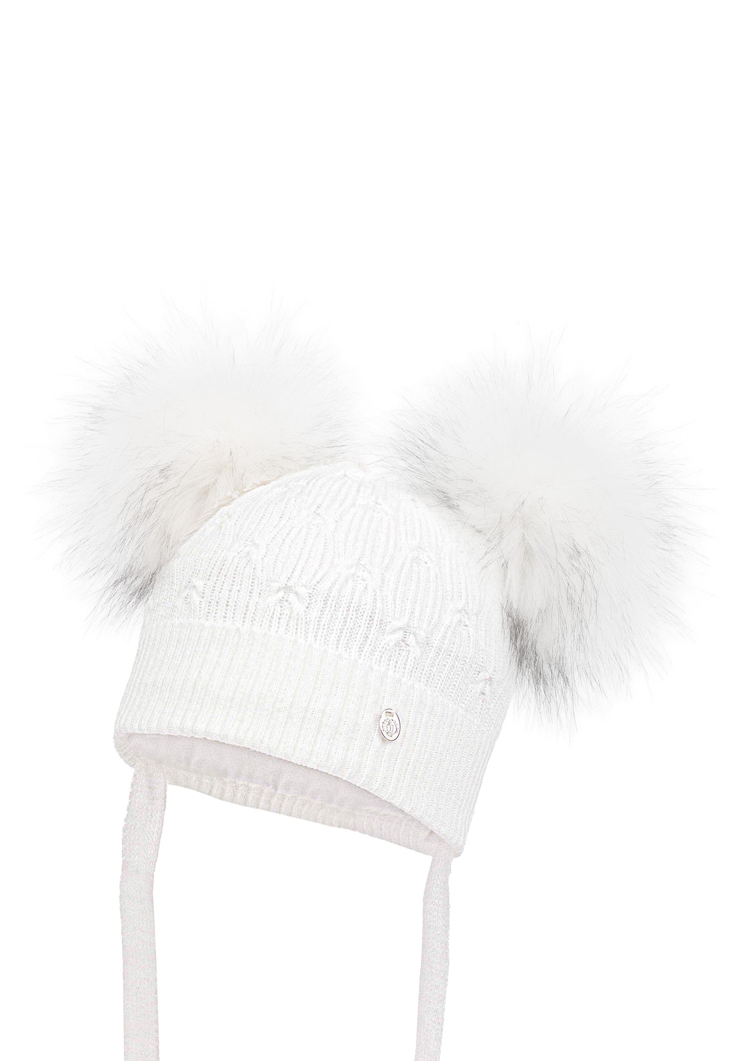 Jamiks Unisex White Double Pom Joris