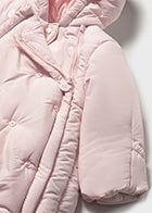 Mayoral Girls Pink Snowsuit AW25