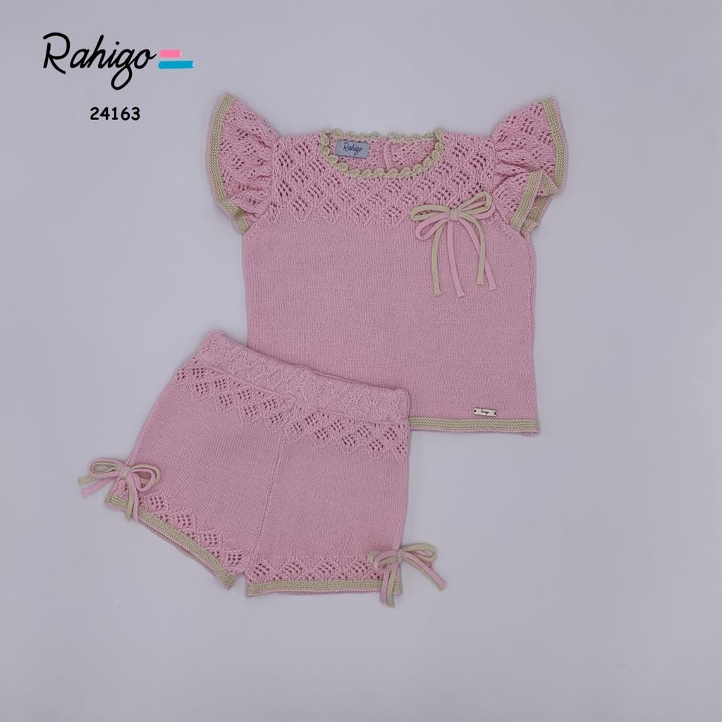 Rahigo Girls Knitted Short Set SS24