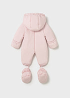 Mayoral Girls Pink Snowsuit AW25
