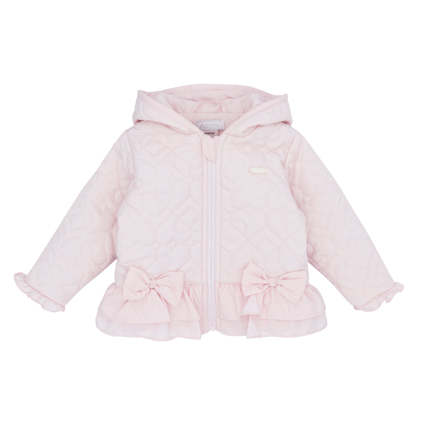Amore Girls Pink Quilted Jacket AW25