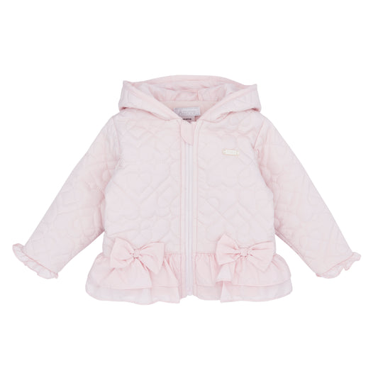 Amore Girls Pink Quilted Jacket AW25