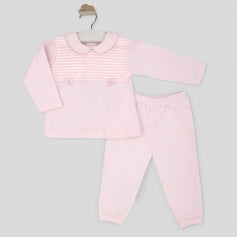 Rapife Girls 2 Piece Pink Stripe Set AW24