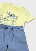 Mayoral Boys Shorts And T-shirt Set SS25