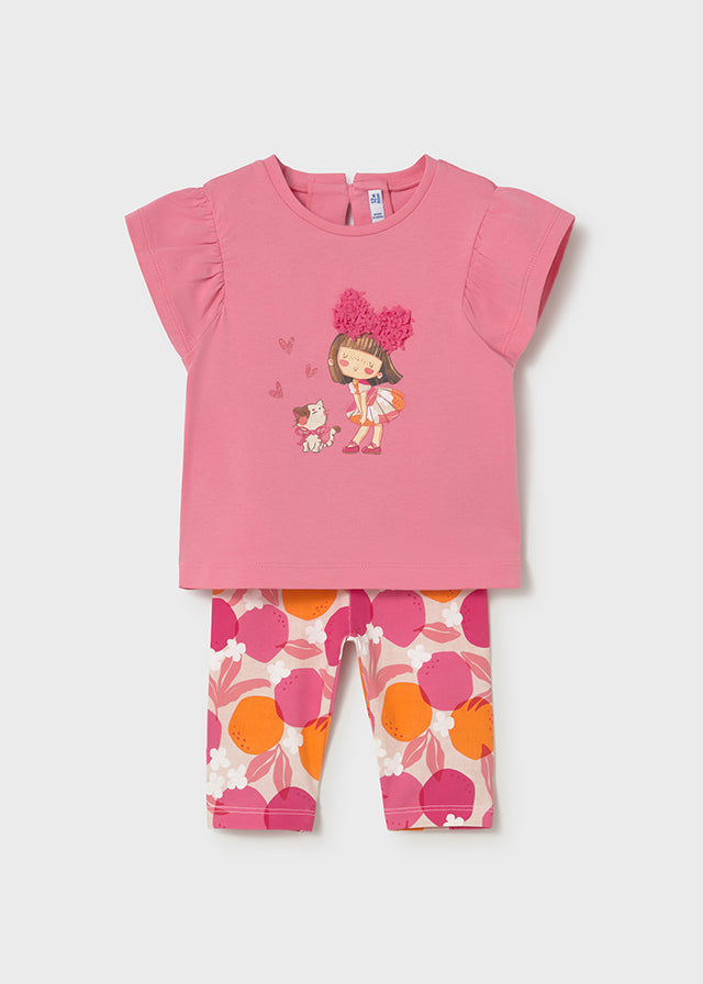 Mayoral Girls Cropped Legging Set SS26