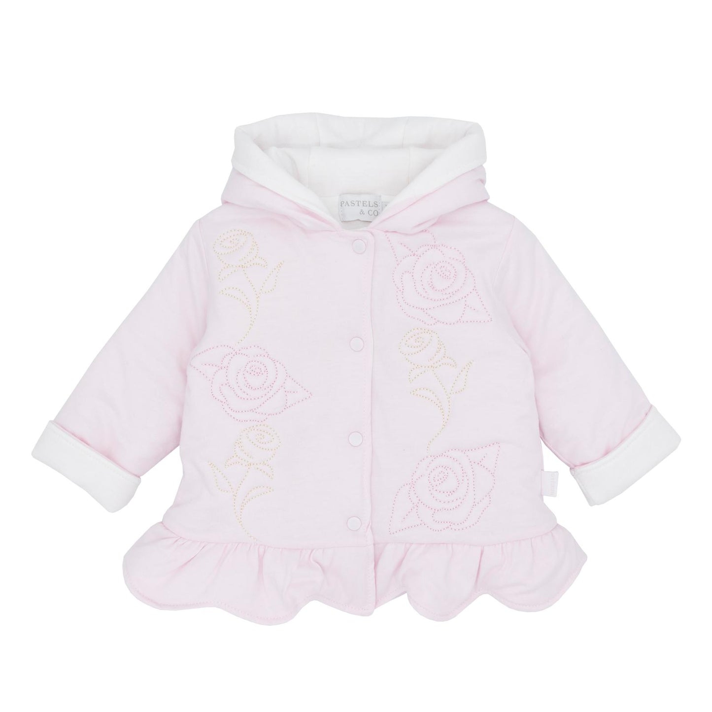 Pastels & Co Layette Girls Pink Jacket AW25 Pia