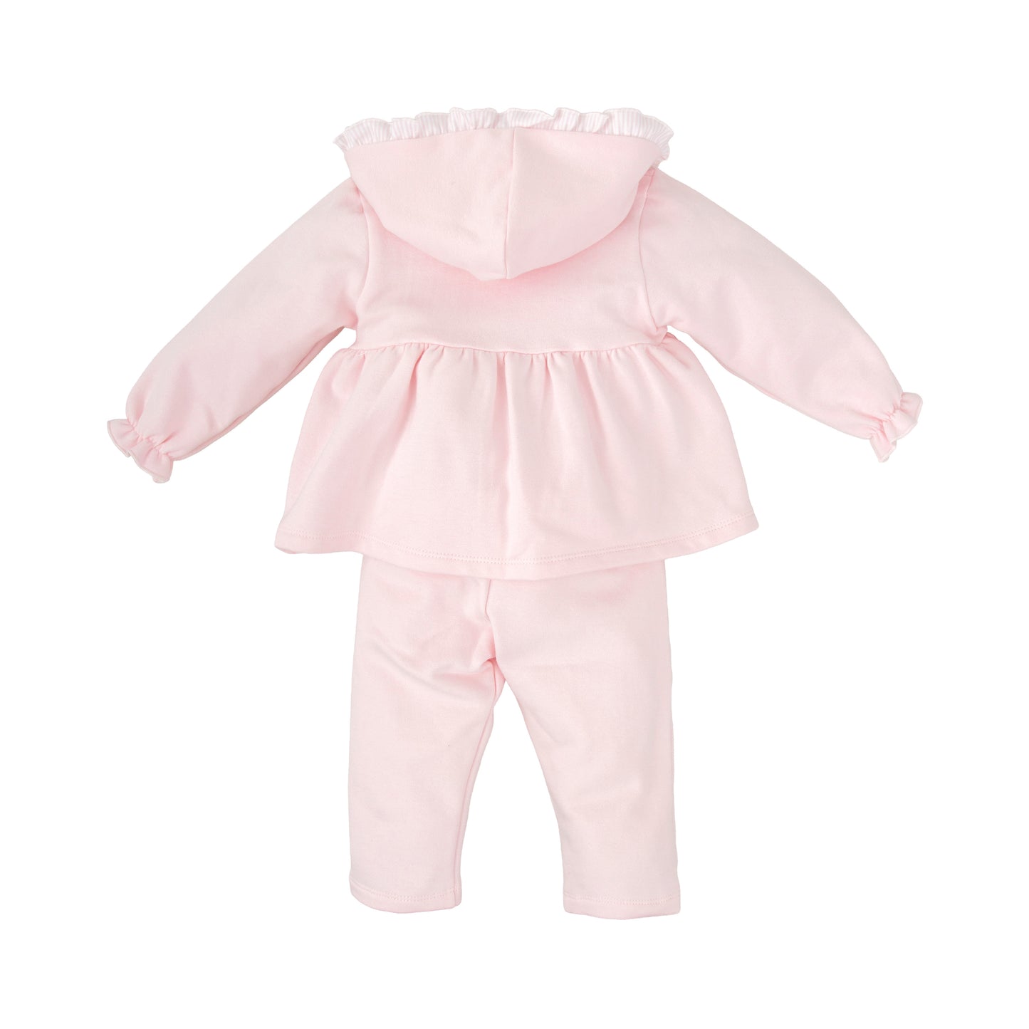 Babidu Girls Pink Hooded 2 Piece Set AW25