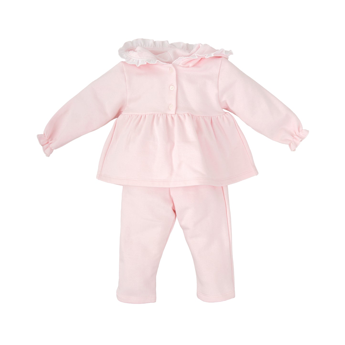 Babidu Girls Pink Hooded 2 Piece Set AW25