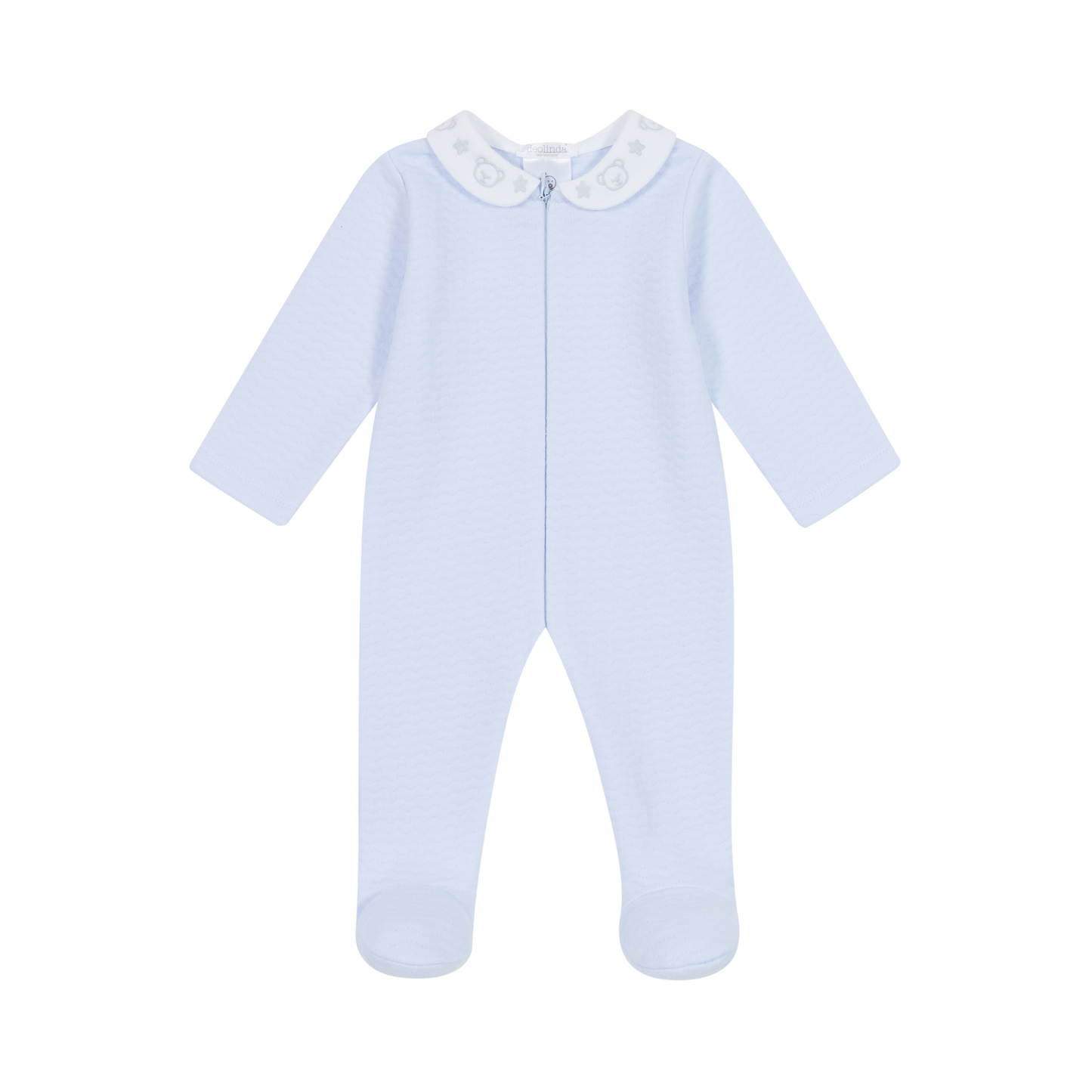 Deolinda Boys Babygrow in Sky Blue AW24