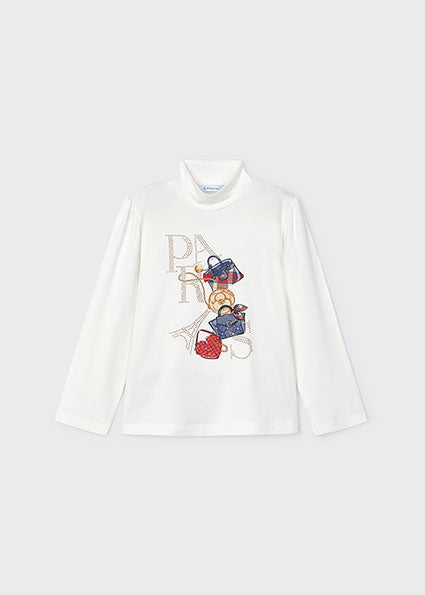 Mayoral Girls Turtleneck T Shirt AW24