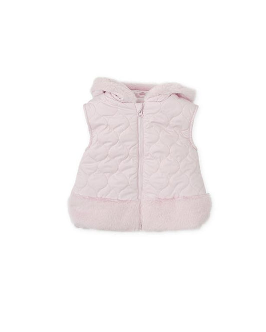 Tutto Piccolo Girls Gilet With Hood AW24