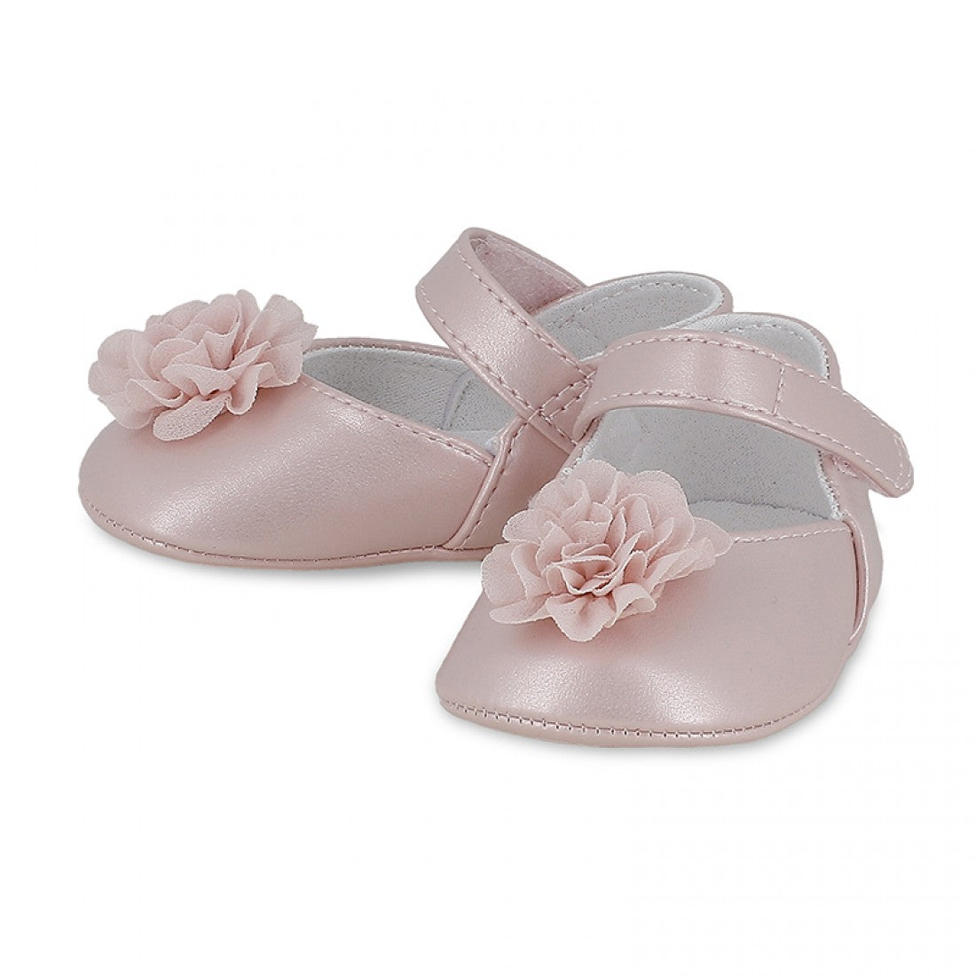 Mayoral Pink Flower Pram Shoes