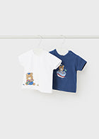 Mayoral Boys 2 Pack T Shirts and Short Set SS24