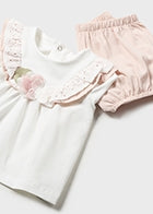 Mayoral Girls 4 Piece Bloomer And Tops Set SS24