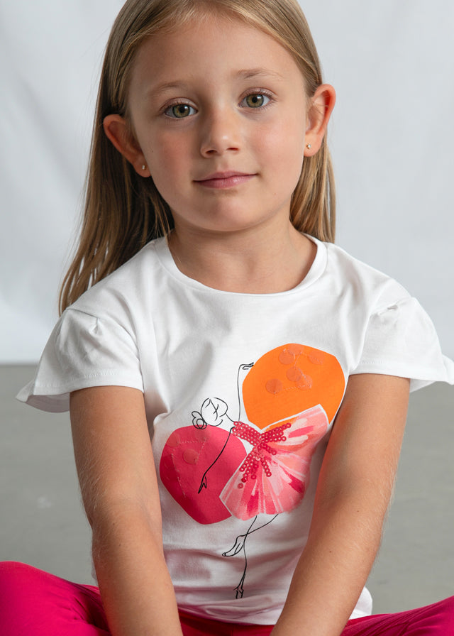 Mayoral Girls Pink Legging Set SS26