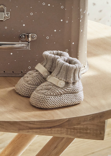 Mayoral Baby Knitted Booties AW24