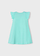 Mayoral Girls Mint Green Dress and Handbag SS25