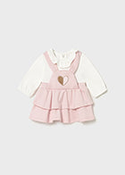Mayoral Baby Girls Heart Dress AW25
