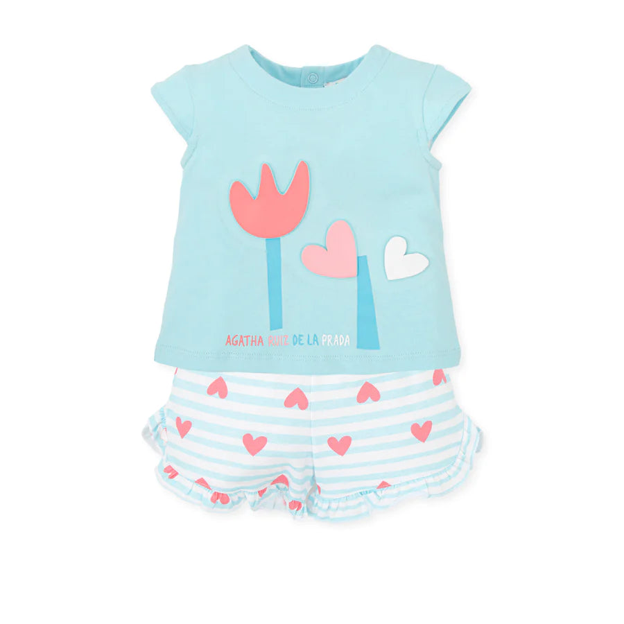 Agatha Ruiz De La Prada Aqua Short Set SS24