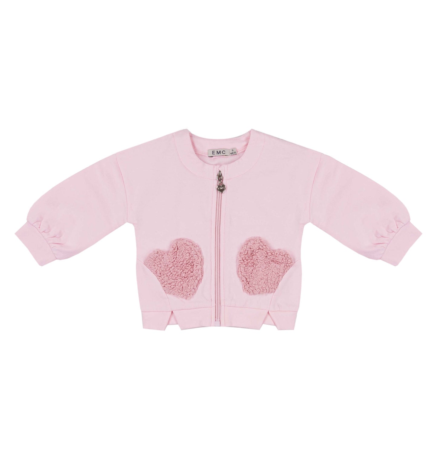 EMC Girls Pink Zipper AW24