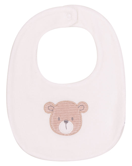 EMC Bib Unisex Cream/Beige Teddy AW25