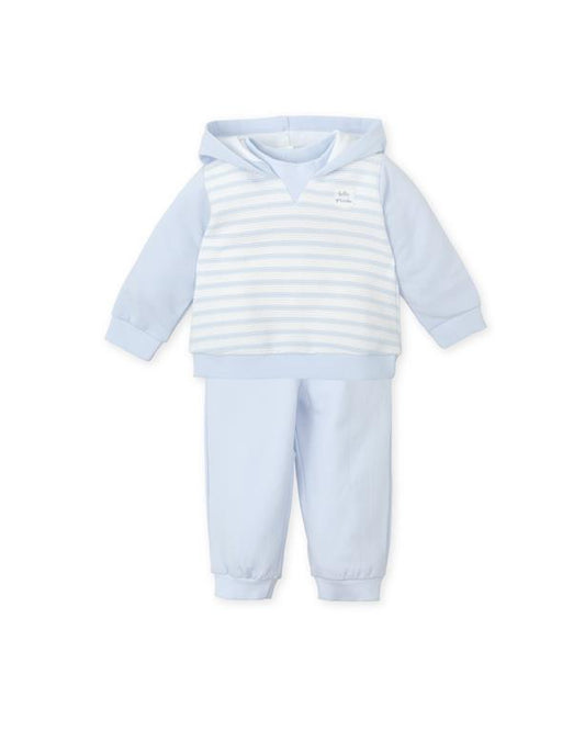 Tutto Piccolo Boys Striped Hooded Tracksuit AW24