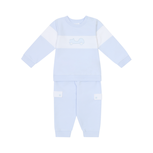 Deolinda Boy Sky Blue Car Tracksuit (Lino) SS25