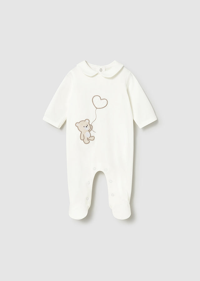 Mayoral Girls Cream Baby grow SS26