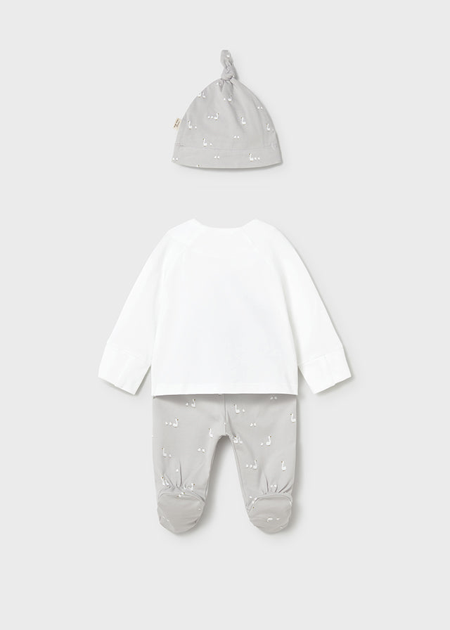 Mayoral Baby 3 Piece Love you Set With Hat SS26