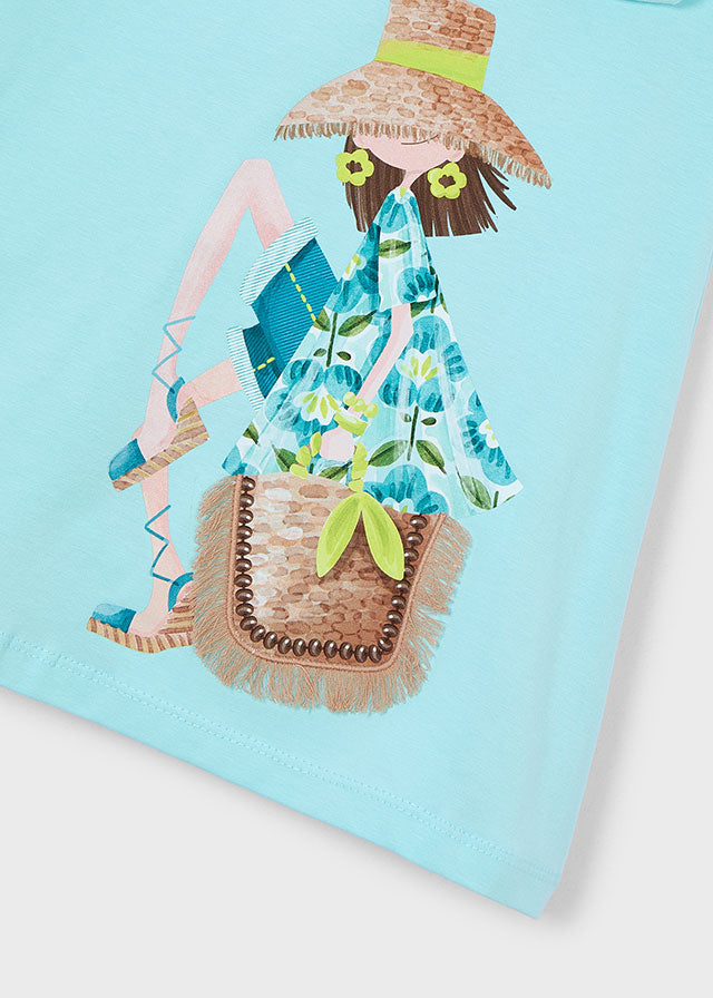 Mayoral Girls Mint Green Dress SS26