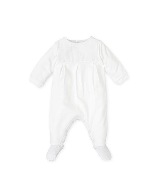 Tutto Piccolo White Unisex Babygrow AW24