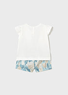 Mayoral Girls Printed Short Set SS25