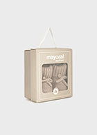 Mayoral Baby Knitted Booties Beige or Cream AW25