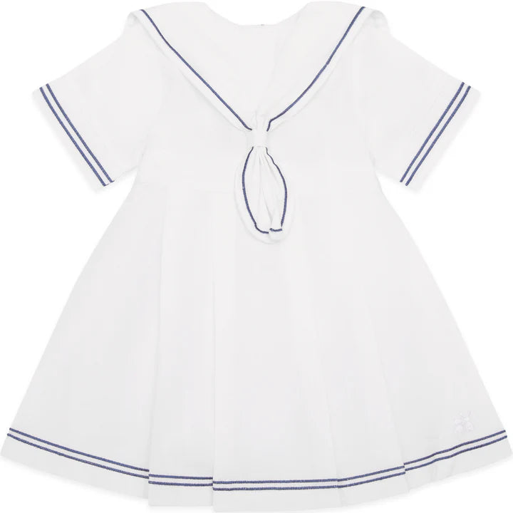 Emile Et Rose Girls Linen Sailors Dress And Hat (Jocelyn) SS25