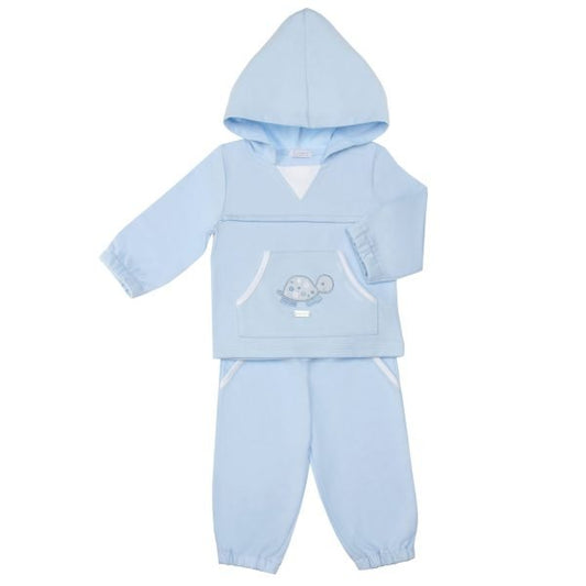 Amore Boys Blue Turtle Hooded Tracksuit SS25