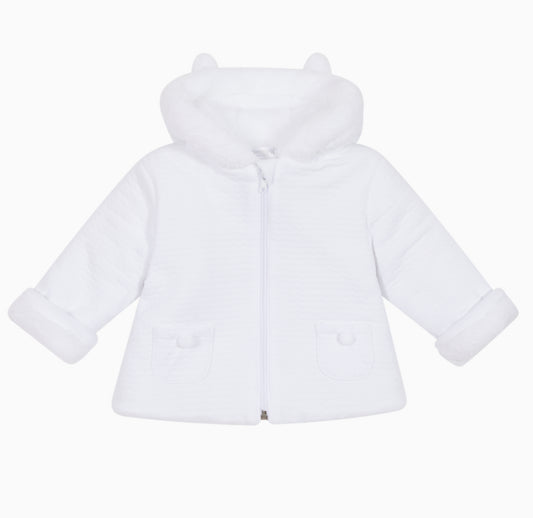 Deolinda White Unisex Jacket Snowy AW24