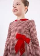 Mayoral Girls Red Knit Dress with Underskirt AW