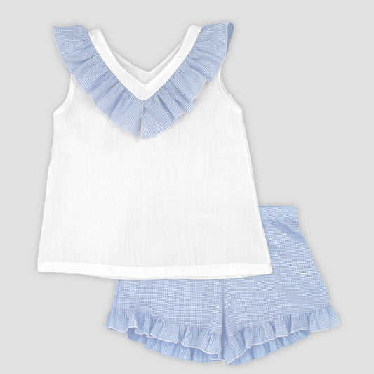 Rapife Girls Frill Neck Short Set SS25