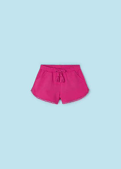 Mayoral Dressy Shorts and Top Fuchsia/White SS24
