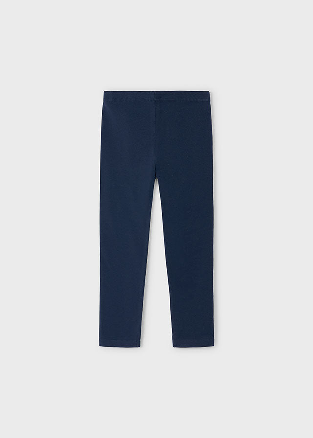 Mayoral Girls Navy Velvet Legging Set AW25