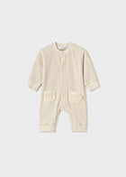 Mayoral Boys Cream Onesie Without Feet SS25