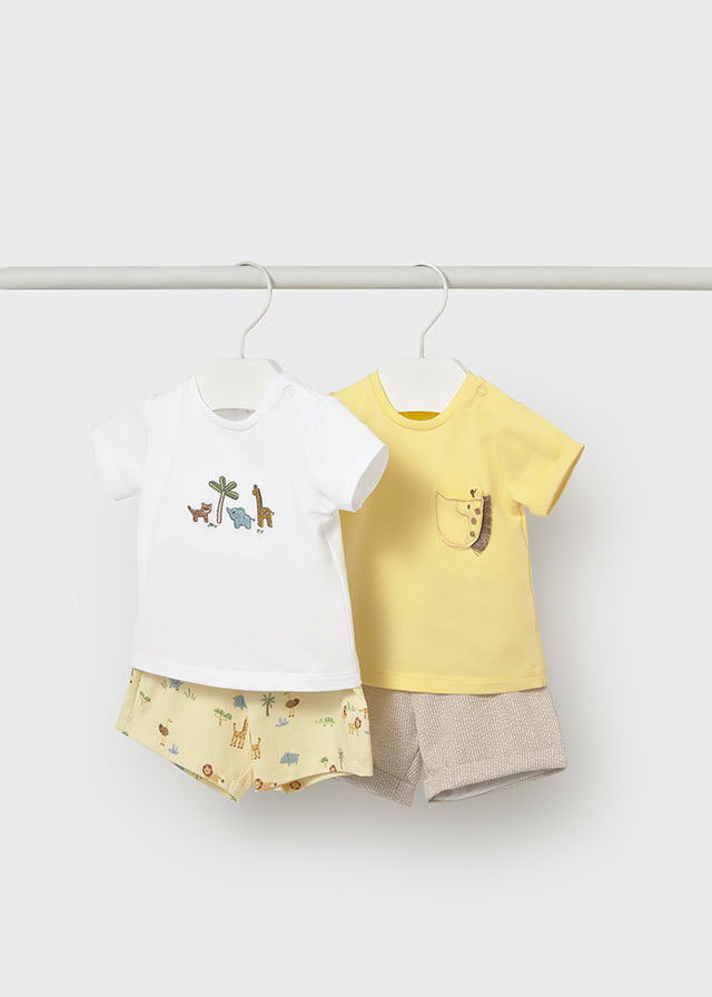 Mayoral Baby 4 Piece Short Set SS26