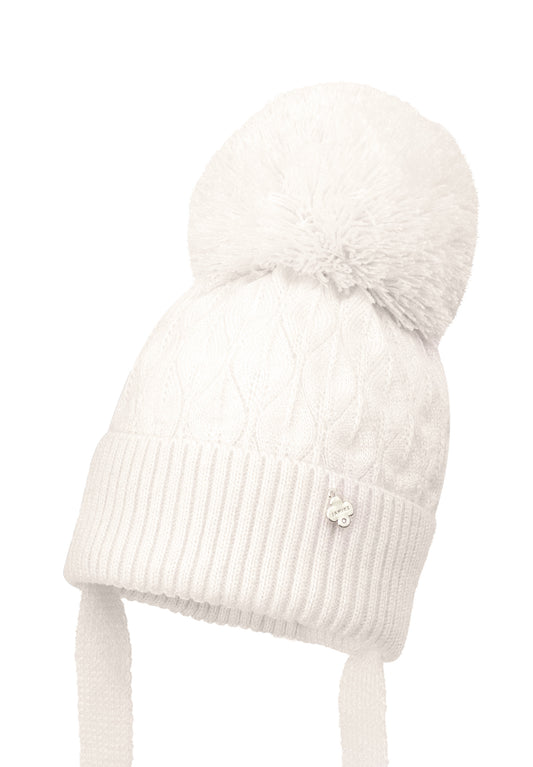 Jamiks Knitted Pom Hat Belinda IV Plain Pom