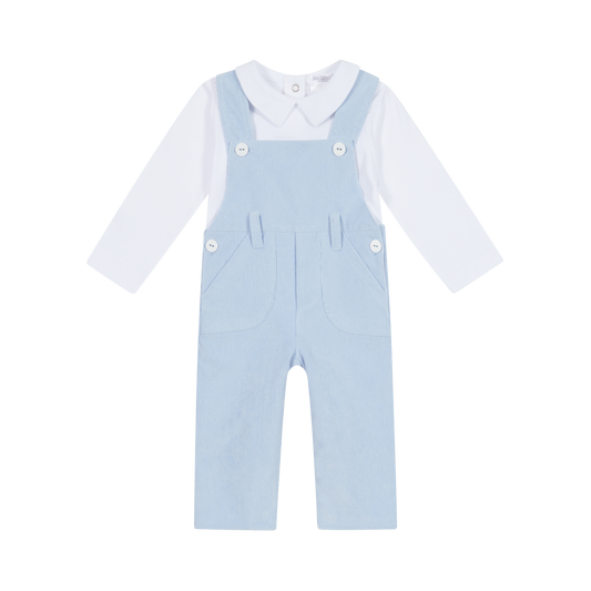 Deolinda Boys 2 Piece Cord Dungaree And Top Set AW24