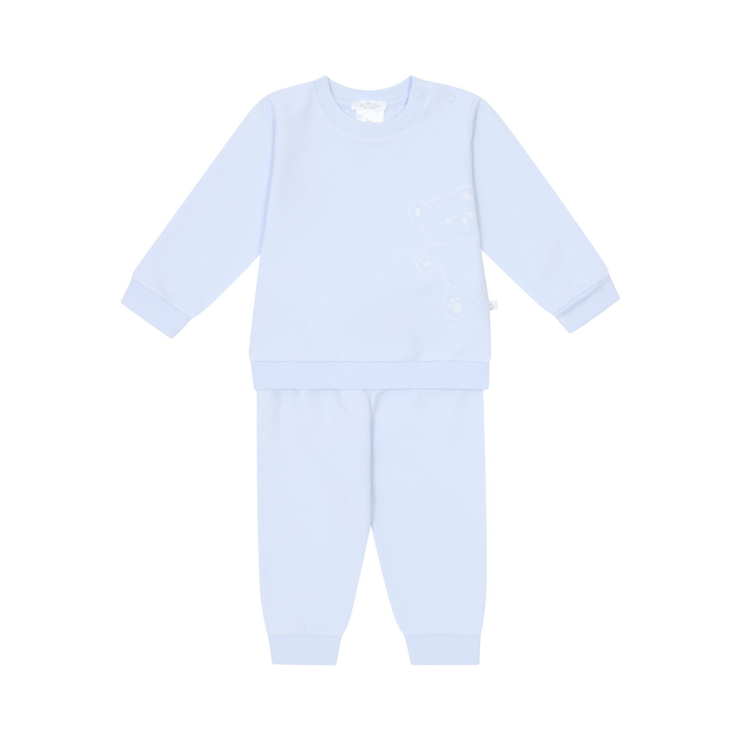 Deolinda Boys Sky Blue Teddy Tracksuit SS25