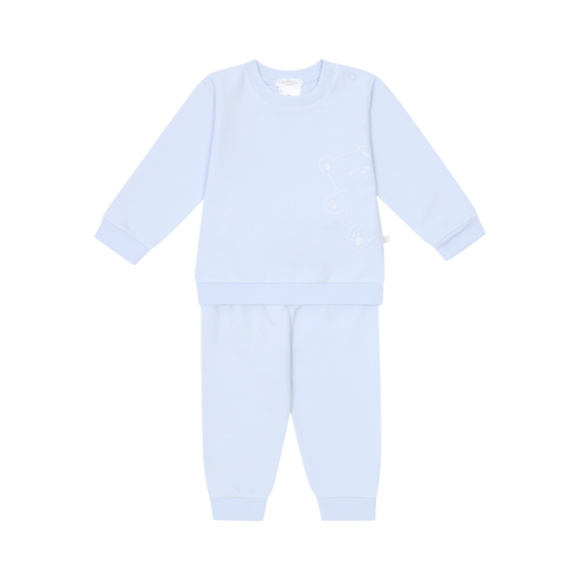 Deolinda Boys Sky Blue Teddy Tracksuit SS25